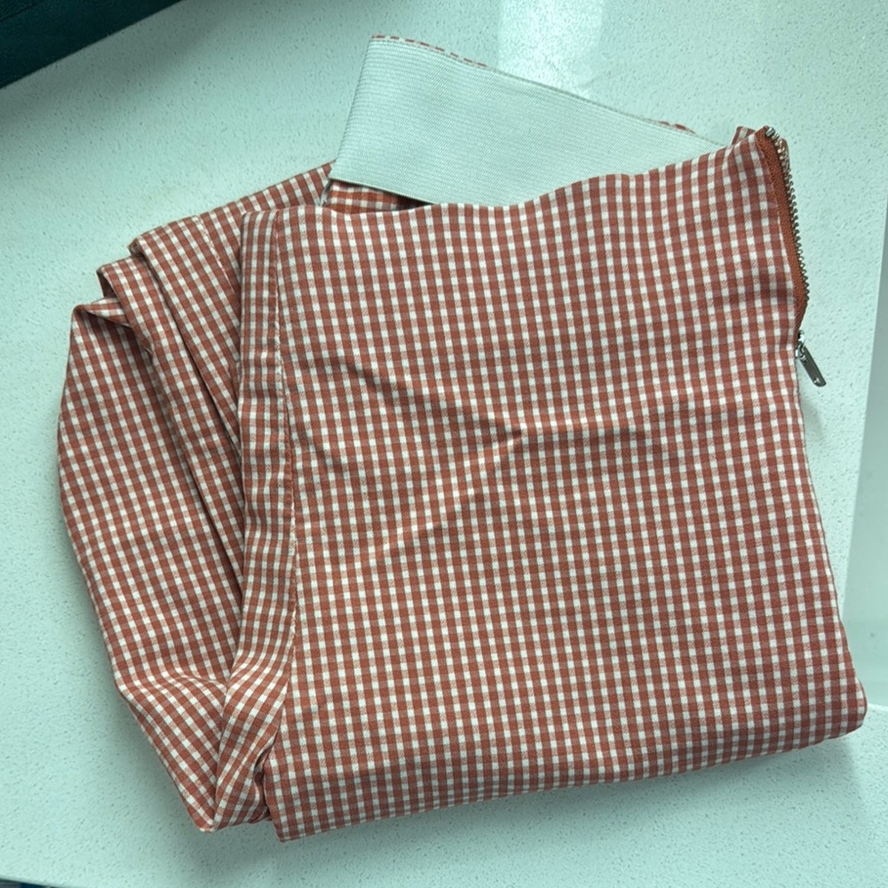 Red Gingham Skirt